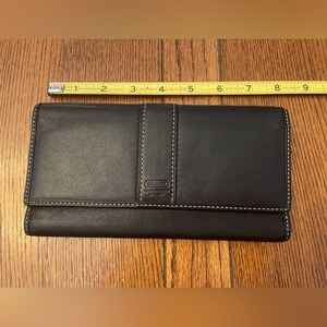 Coach Leather tri-fold wallet